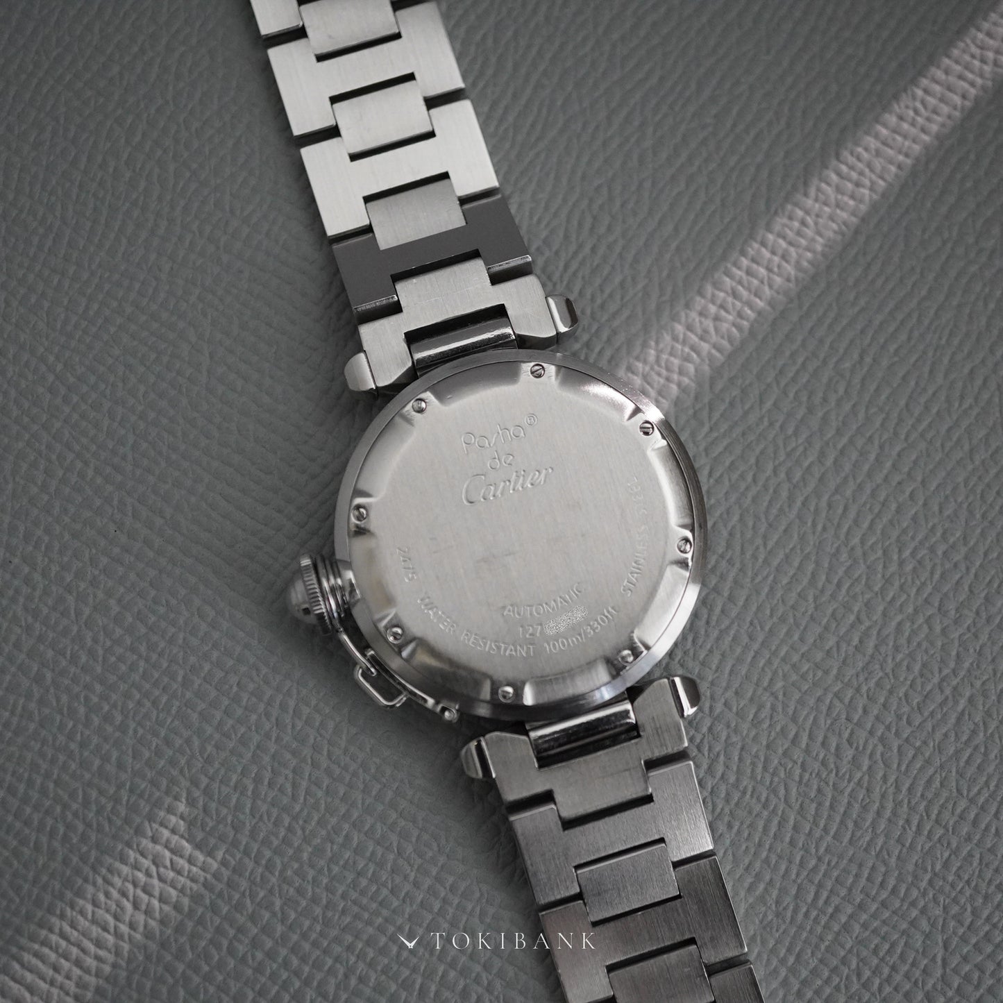 CARTIER LM PASHA C BIG DATE 2475