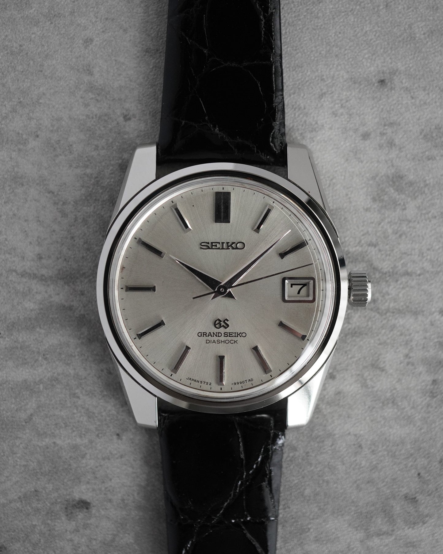 SEIKO GS グランドセイコー 57GS セルフデーター 5722-9991 GS基準合格証明書付き