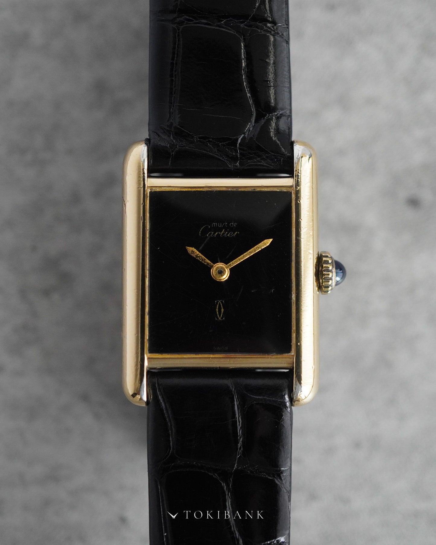 CARTIER カルティエ マスト タンク SM オニキス