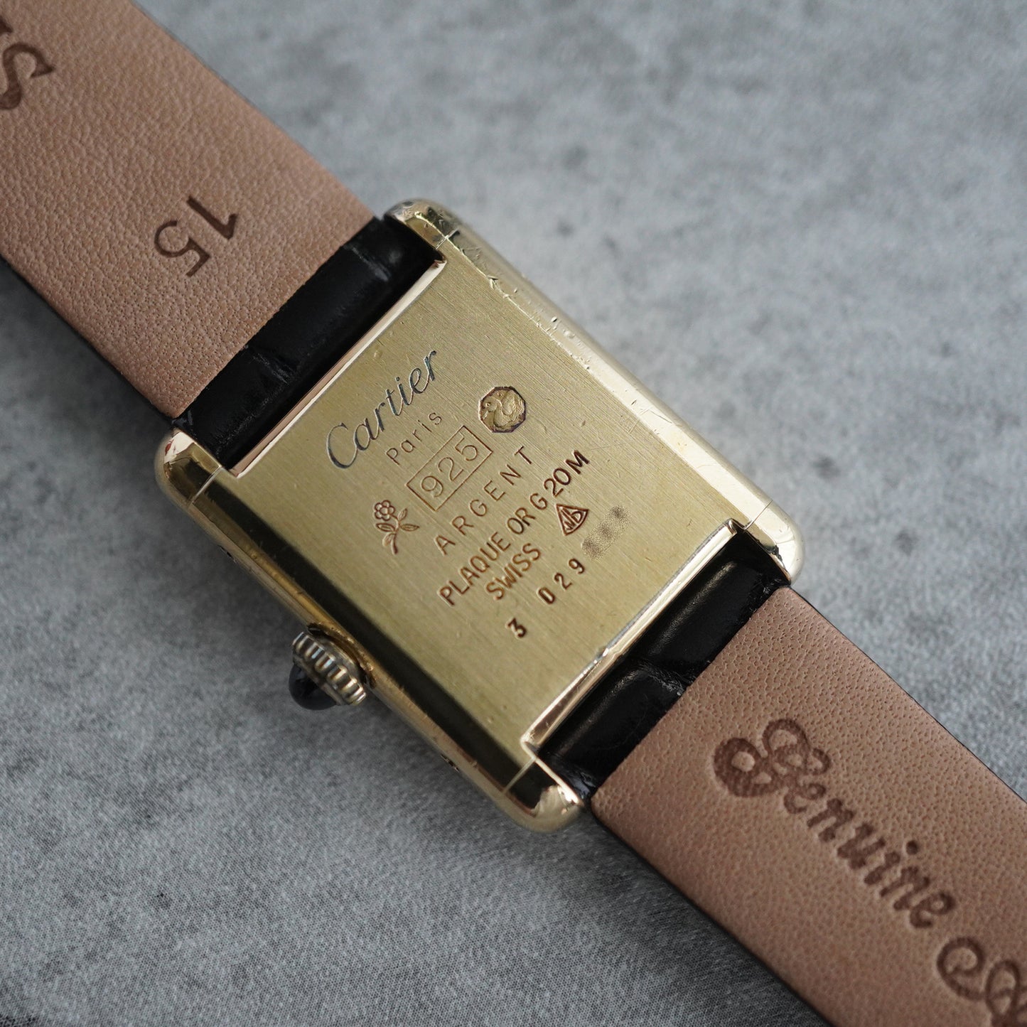 CARTIER カルティエ マスト タンク SM オニキス