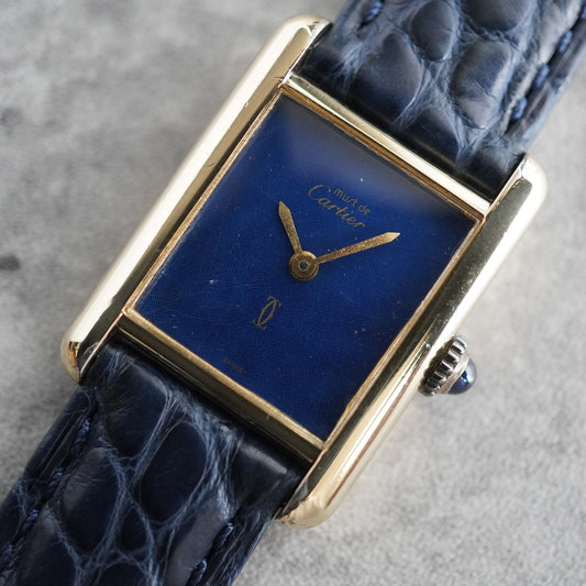 CARTIER カルティエ マスト タンク SM ラピスラズリ
