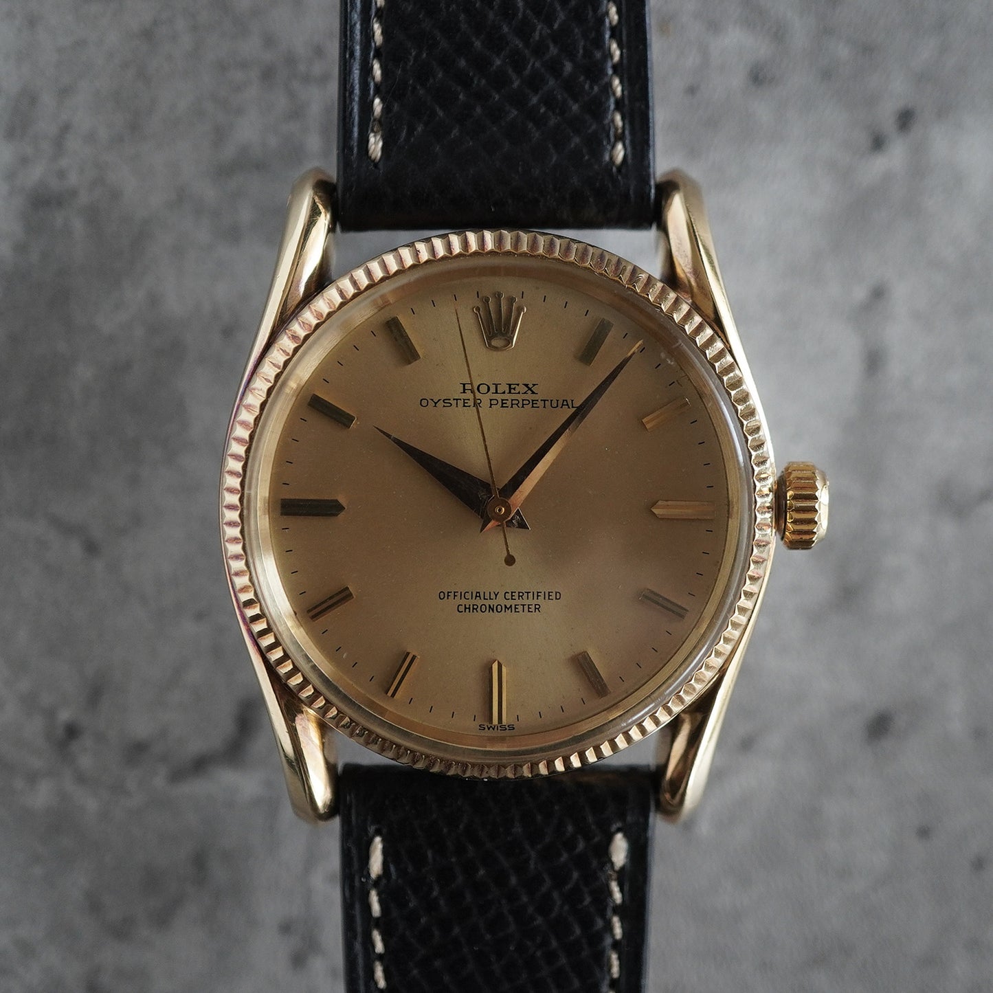 ROLEX OYSTER PERPETUAL 6593 14KYG