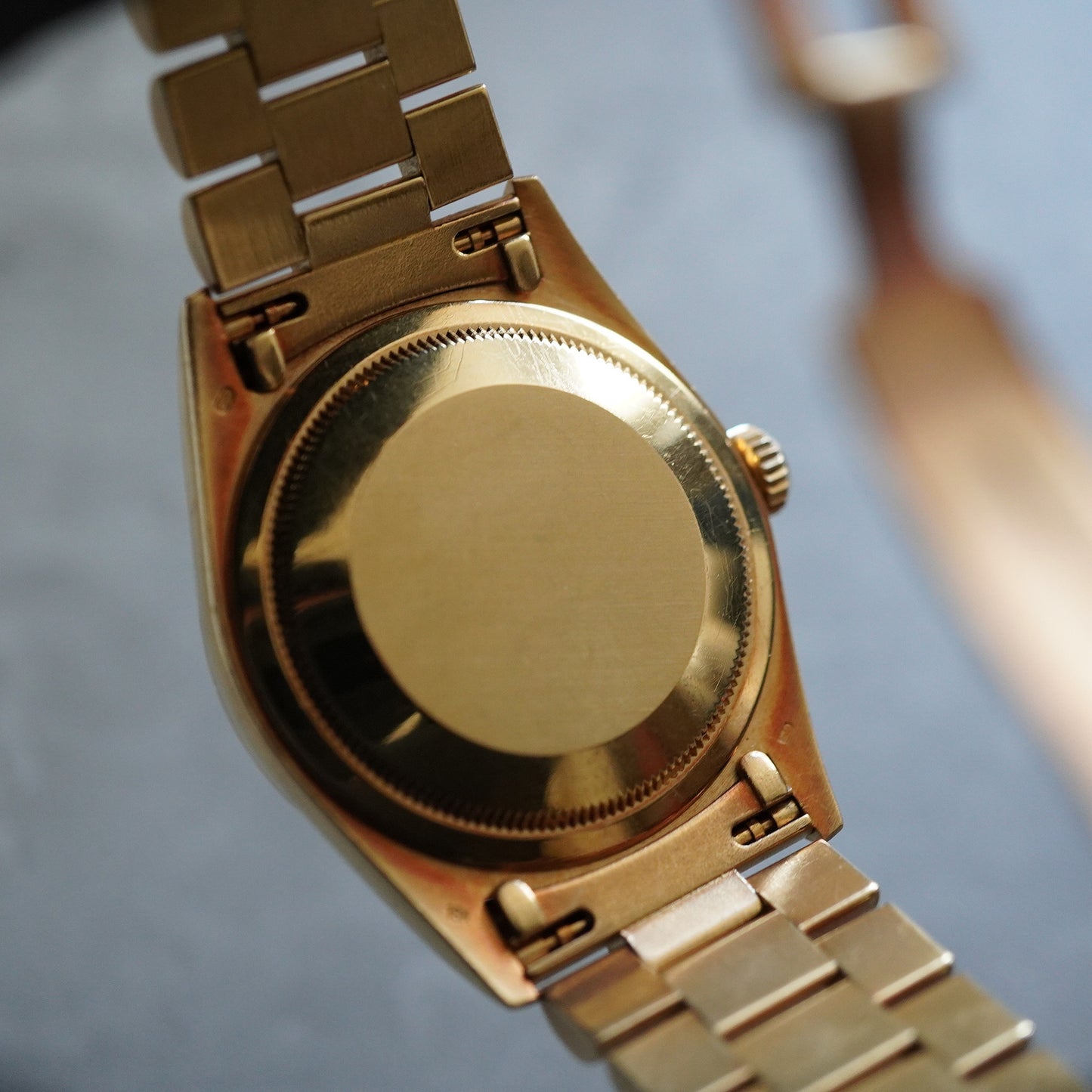 ROLEX DAY-DATE 18338A Factory Diamond 18KYG