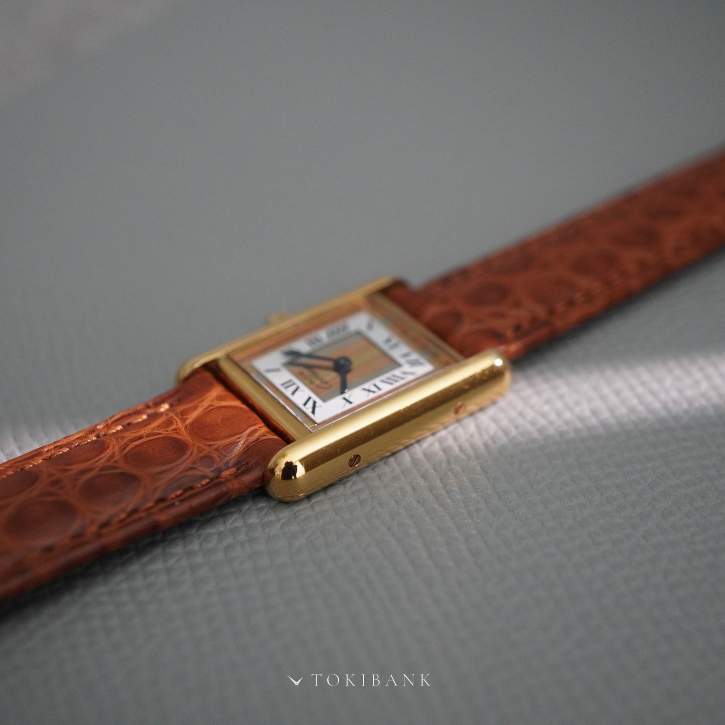 CARTIER Must De Tank SM 66001 Trinity dial