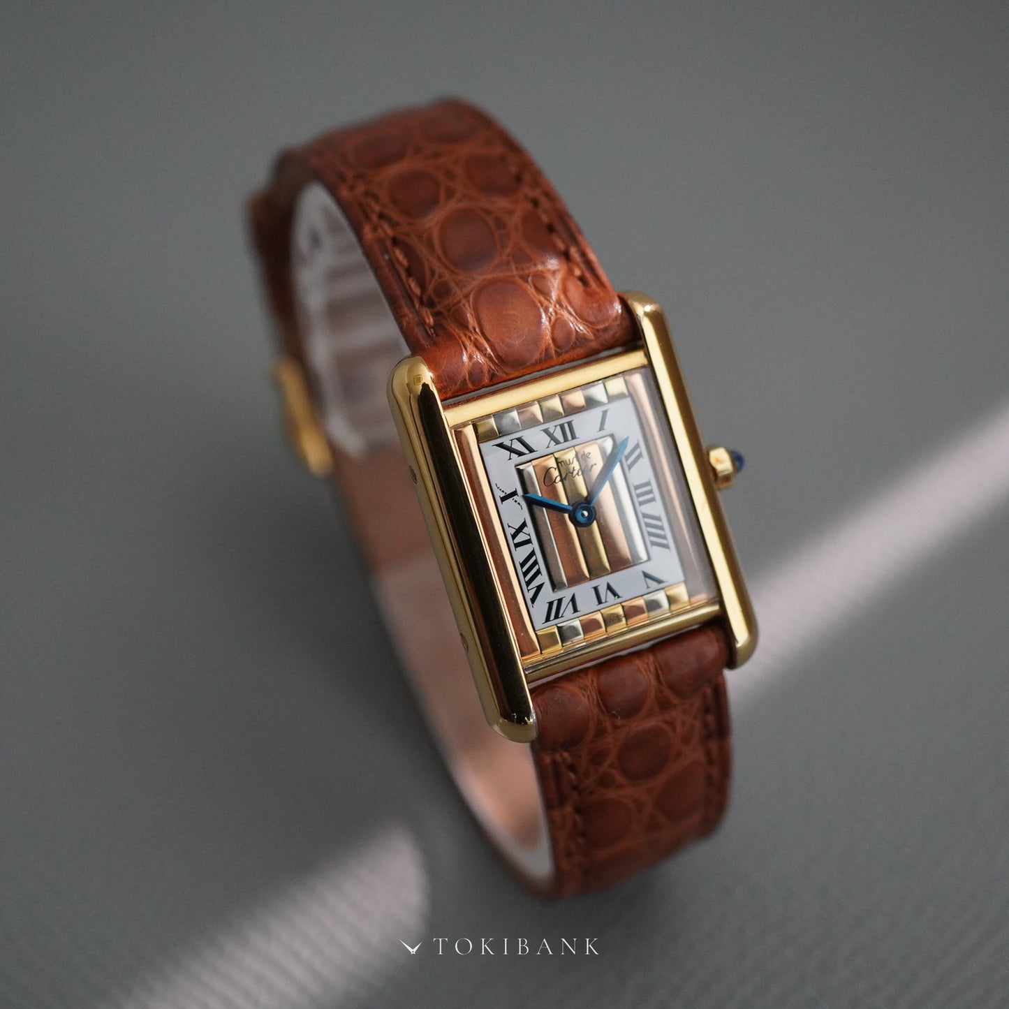 CARTIER Must De Tank SM 66001 Trinity dial