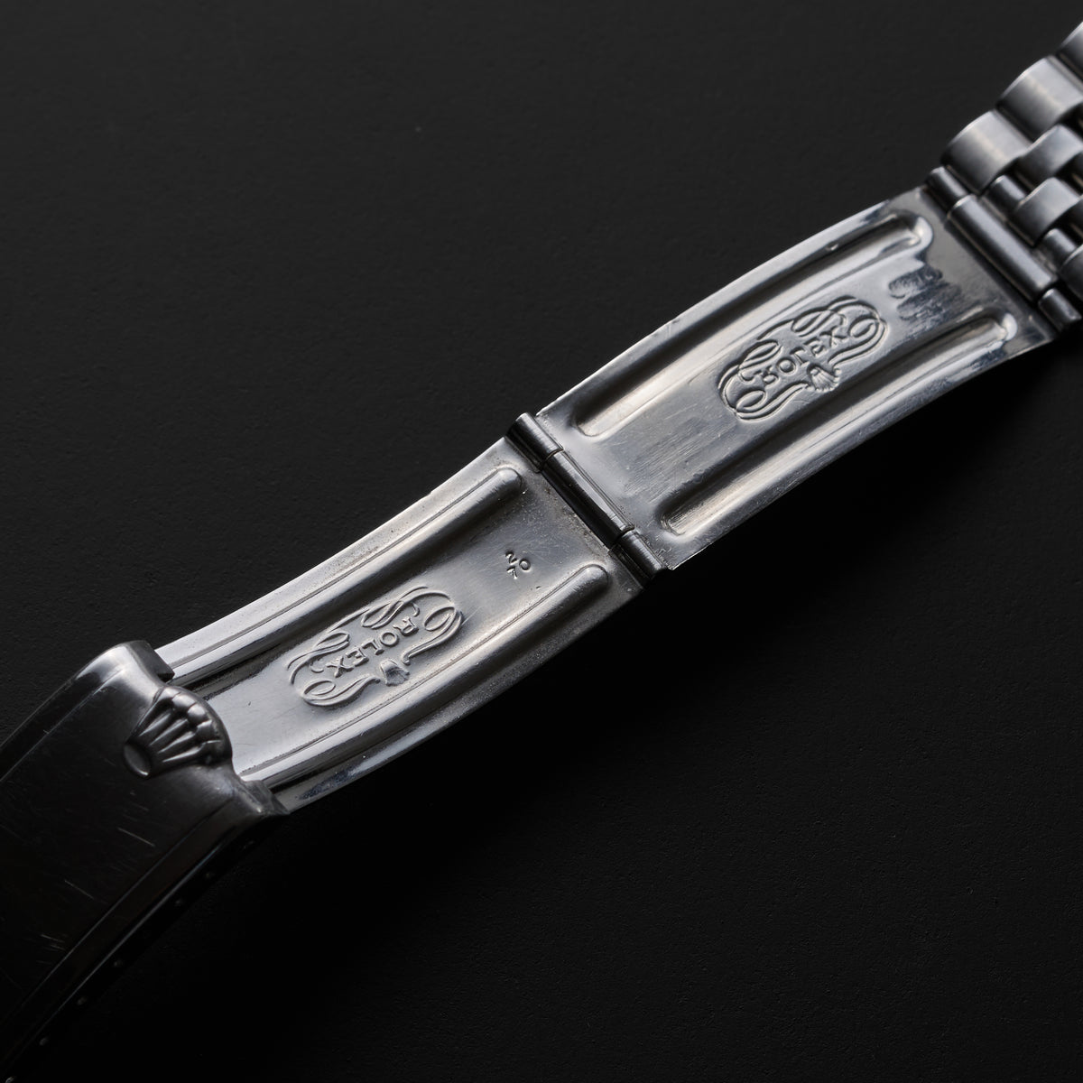 ROLEX DATEJUST 1603 BLACK GILT DIAL-11