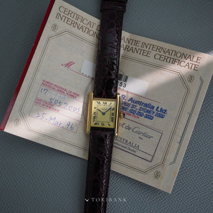 CARTIER Must De Tank SM 5057001
