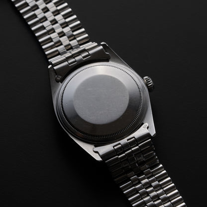 ROLEX DATEJUST 1603 BLACK GILT DIAL-8
