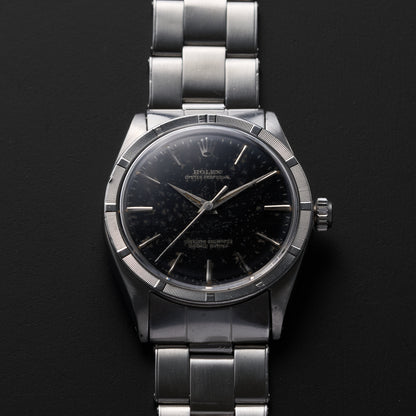 ROLEX OYSTER PERPETUAL 1007 BLACK GILT DIAL-1