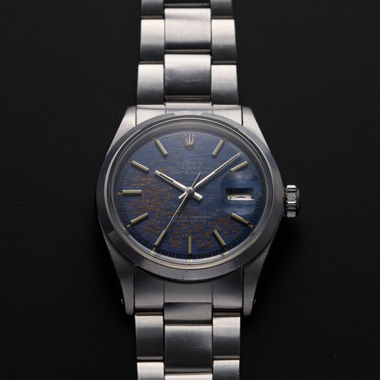 ROLEX DATEJUST 1600 BLUE MOSAIC DIAL-1