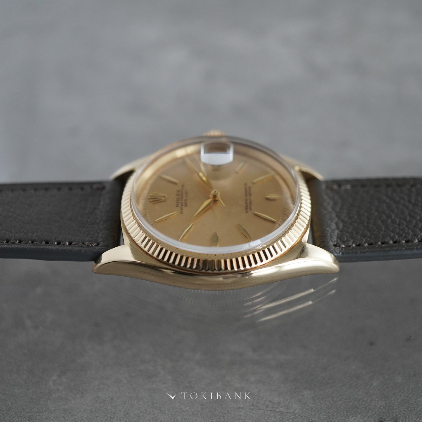 ROLEX DATEJUST REF.1601 14KYG "Butterfly Rotor"