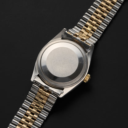 ROLEX DATEJUST 1601 BLACK GILT DIAL-10