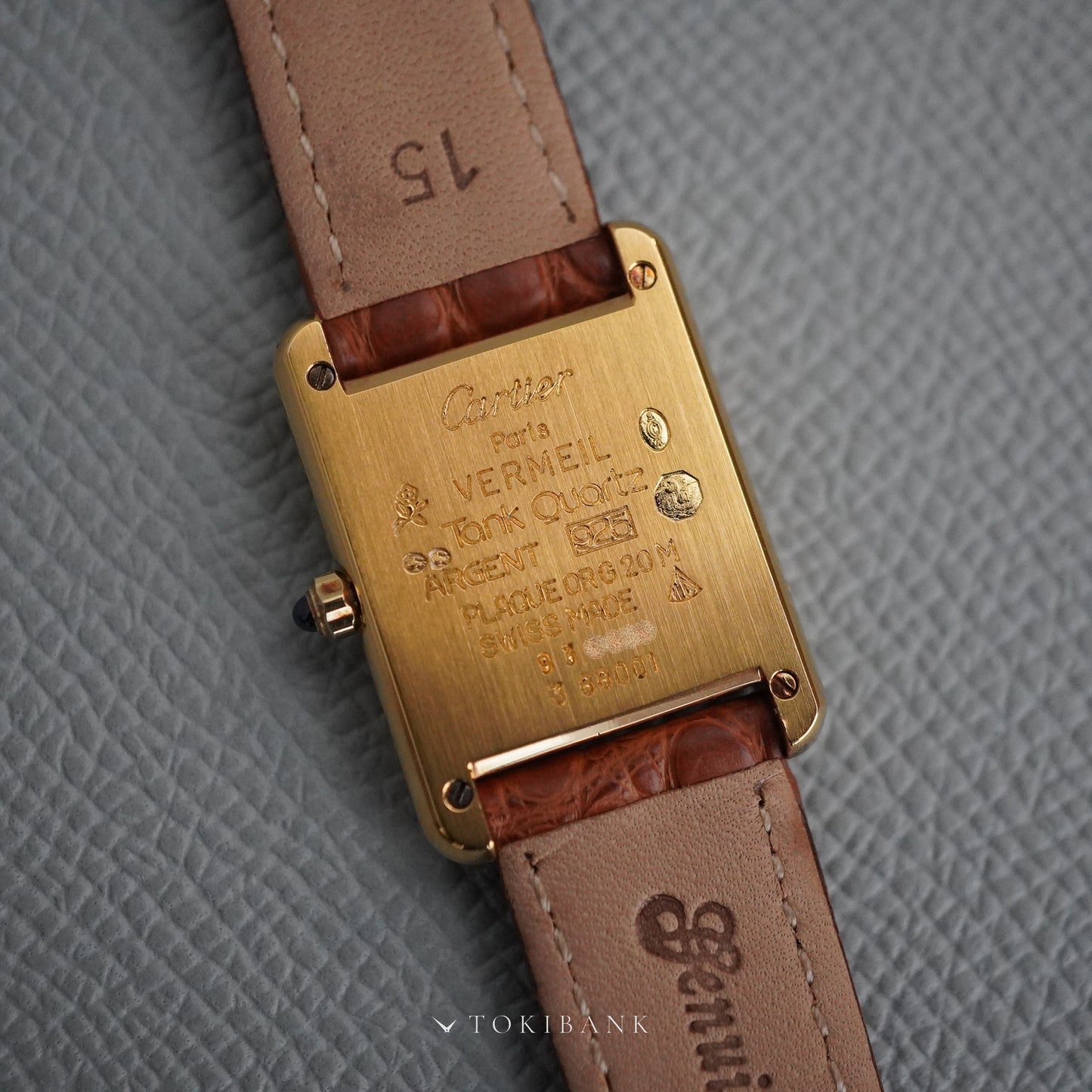 CARTIER Must De Tank  SM 66001 Trinity dial