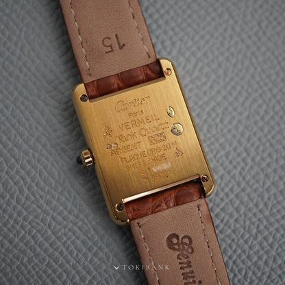 CARTIER Must De Tank  SM 66001 Trinity dial