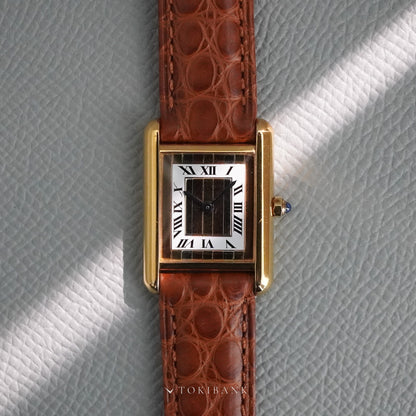 CARTIER Must De Tank  SM 66001 Trinity dial