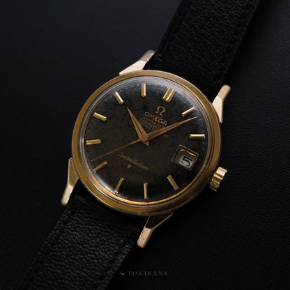 OMEGA CONSTELLATION 168.005 Rose gold top & Black mirror dial-2