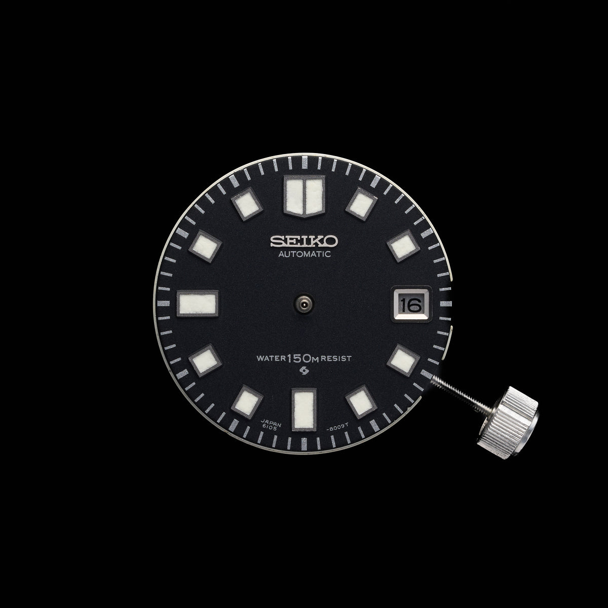 SEIKO DIVER  CAPTAIN WILLARD 6105-8110 THREE SLOT CROWN-6