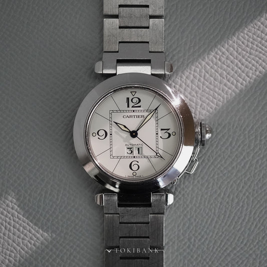 CARTIER LM PASHA C BIG DATE 2475