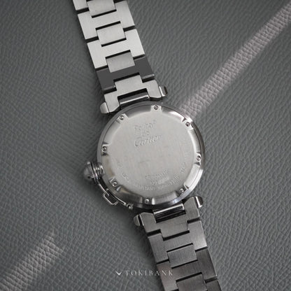 CARTIER LM PASHA C BIG DATE 2475