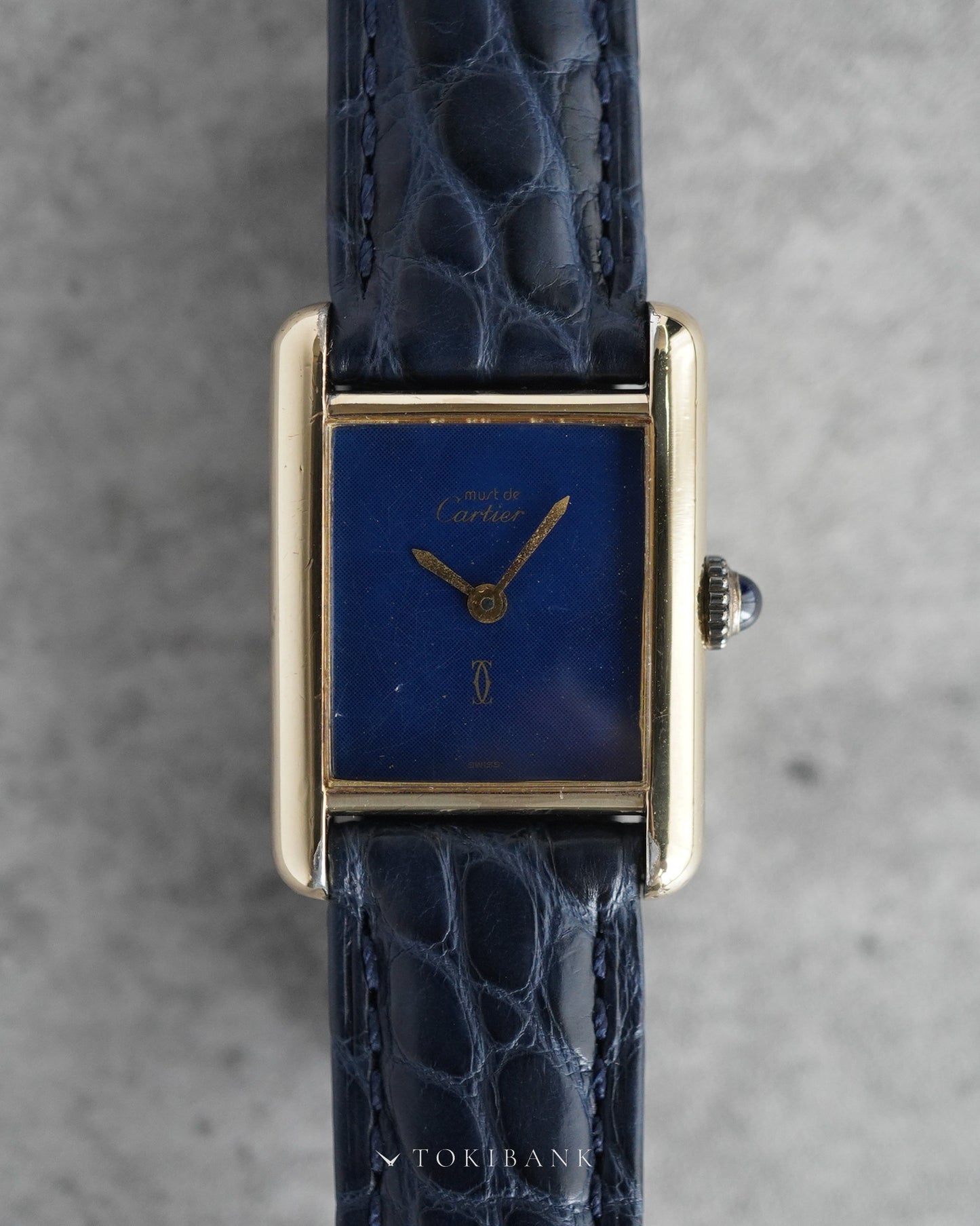 CARTIER カルティエ マスト タンク SM ラピスラズリ