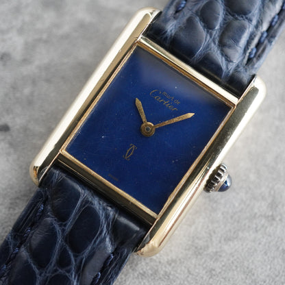 CARTIER カルティエ マスト タンク SM ラピスラズリ