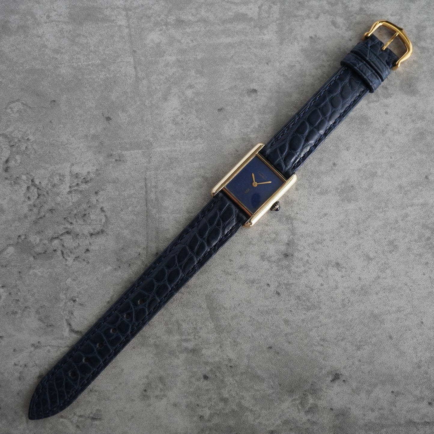 CARTIER カルティエ マスト タンク SM ラピスラズリ