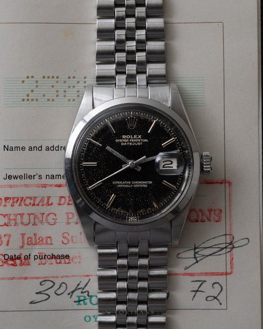 ROLEX DATEJUST REF 1600 Mirror Dial 1970年製-top