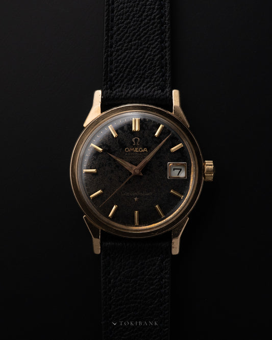 OMEGA CONSTELLATION 168.005 Rose gold top & Black mirror dial