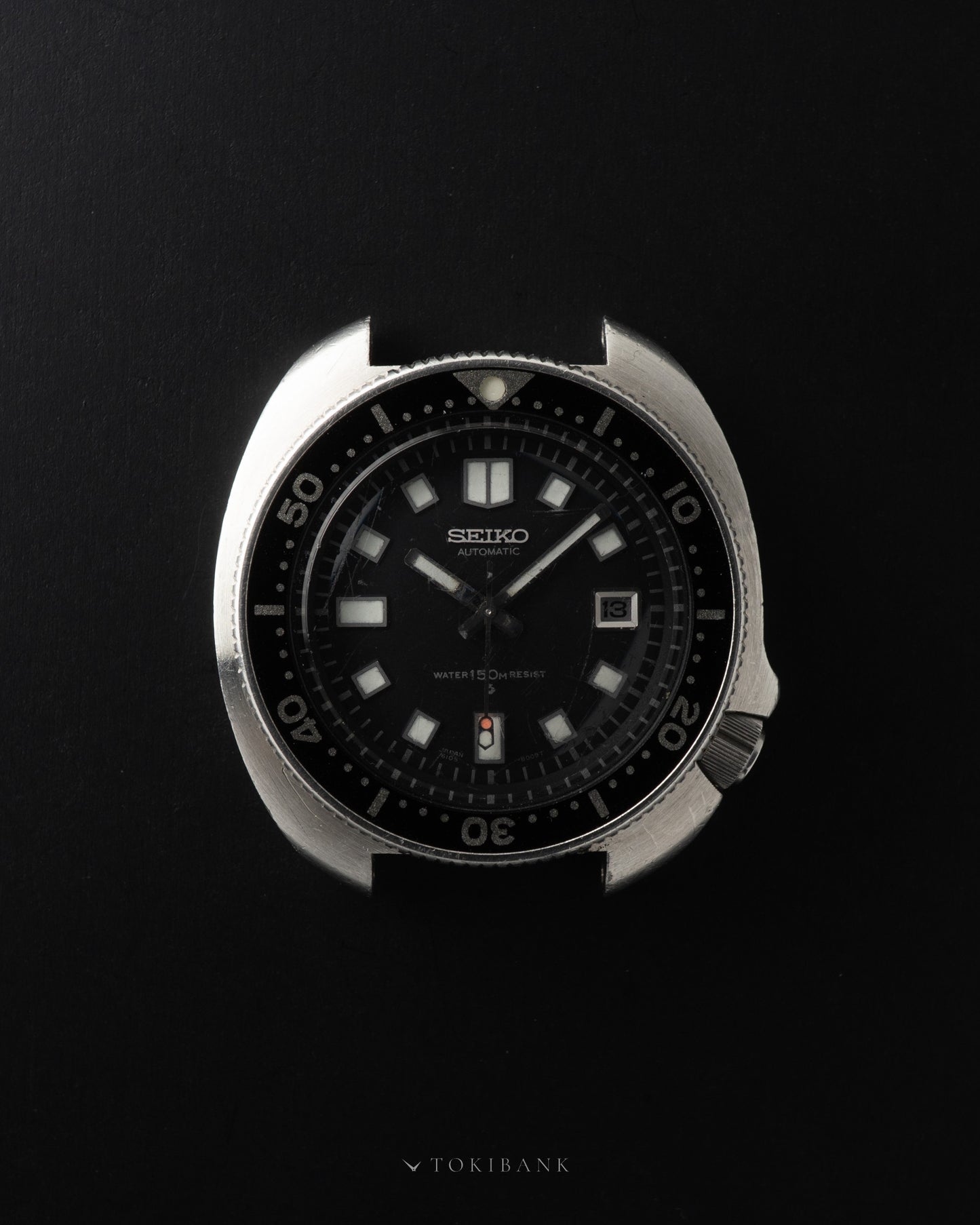 SEIKO 2nd DIVER REF. 6105-8110 Three Slot Crown 1974年製 front