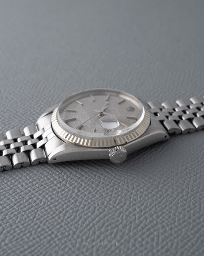ROLEX DATEJUST REF 1601 GHOST DIAL CROWN