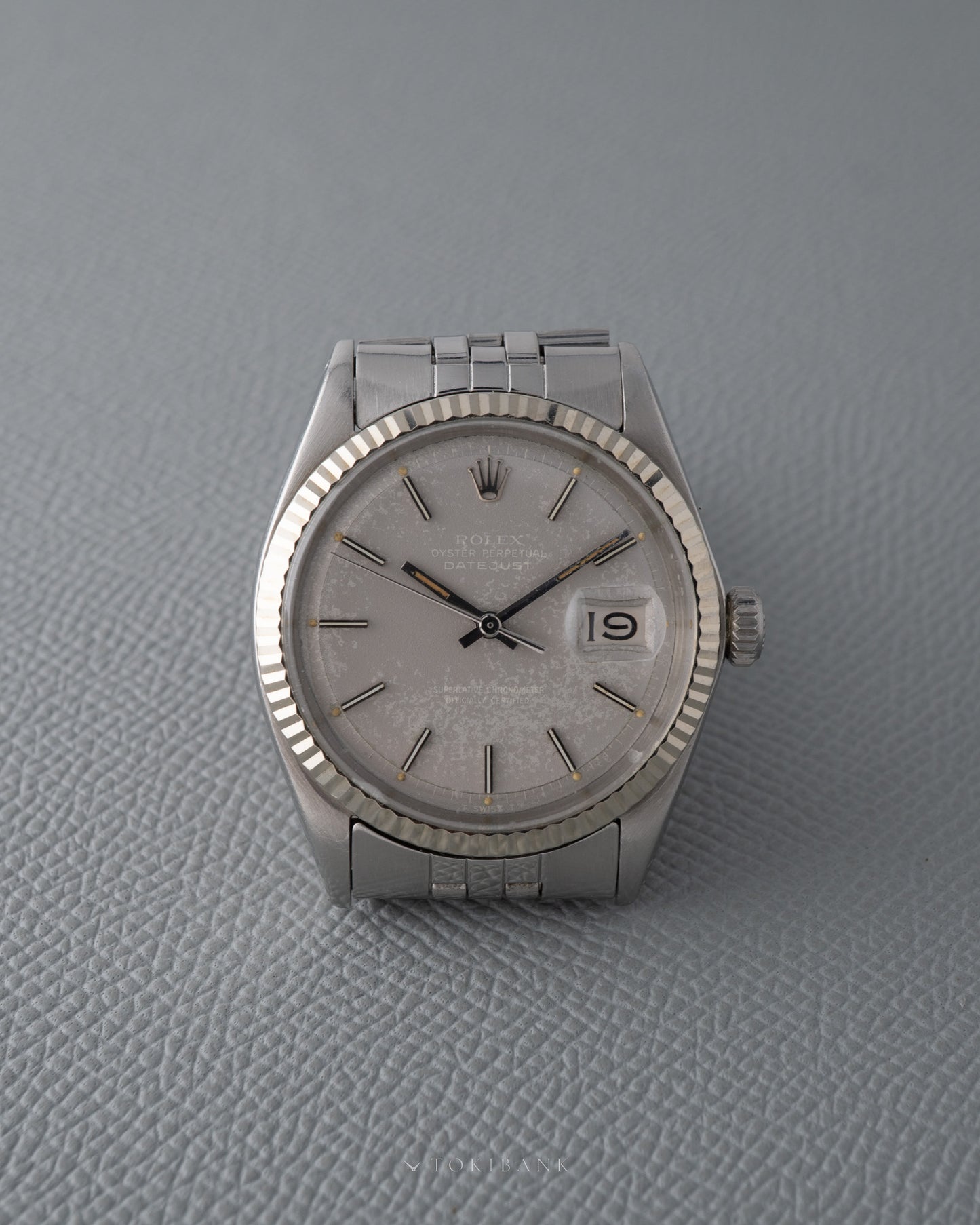 ROLEX DATEJUST REF 1601 GHOST DIAL FRONT