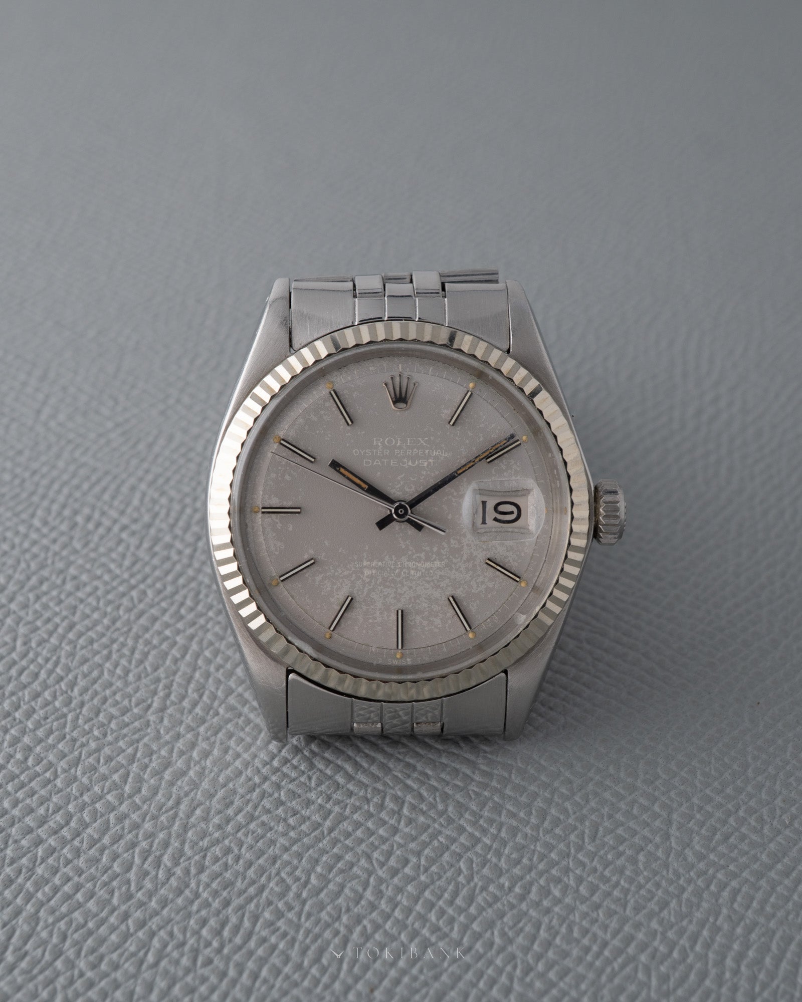 ROLEX DATEJUST REF 1601 GHOST DIAL FRONT