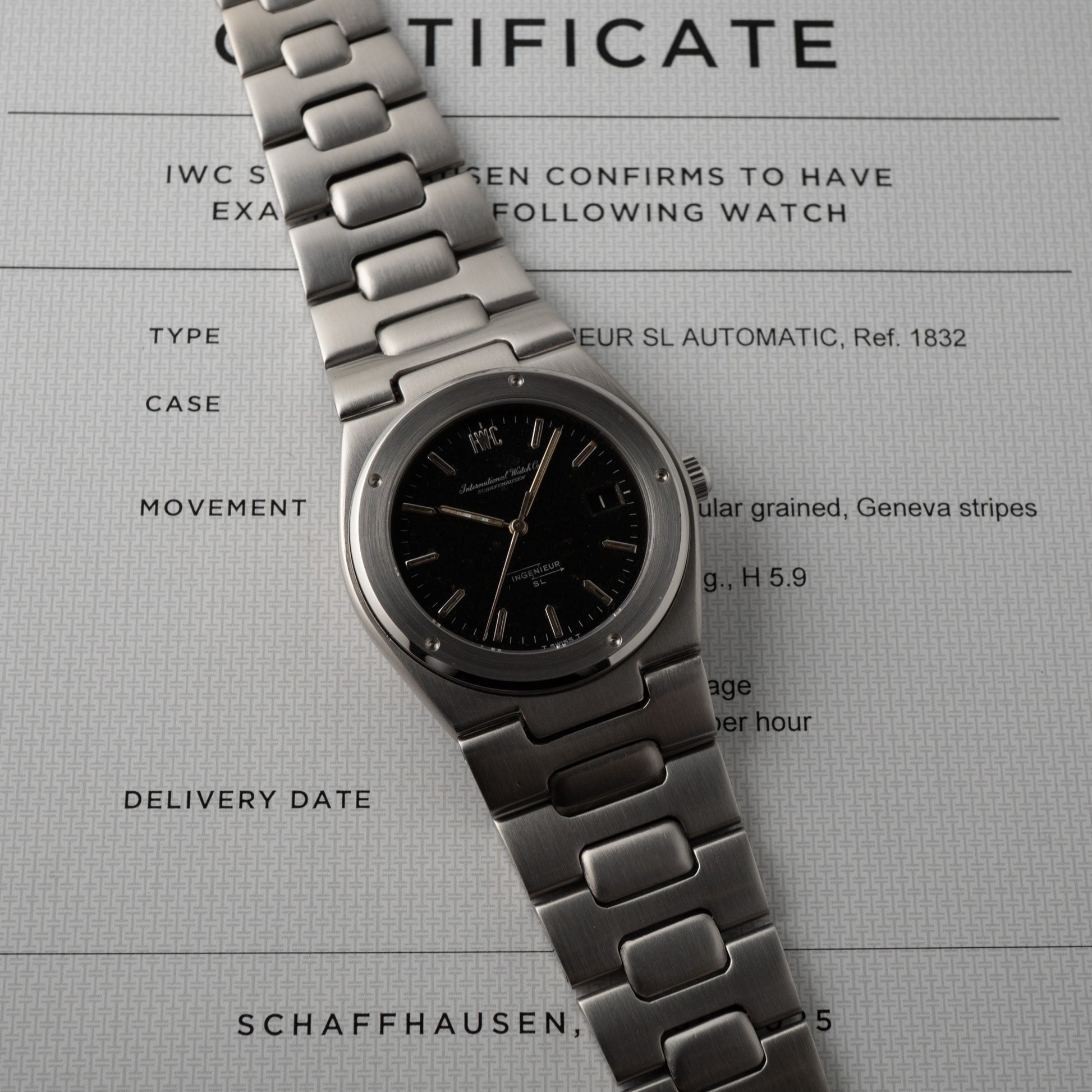IWC Ingenieur SL Ref.1832 "jumbo" front