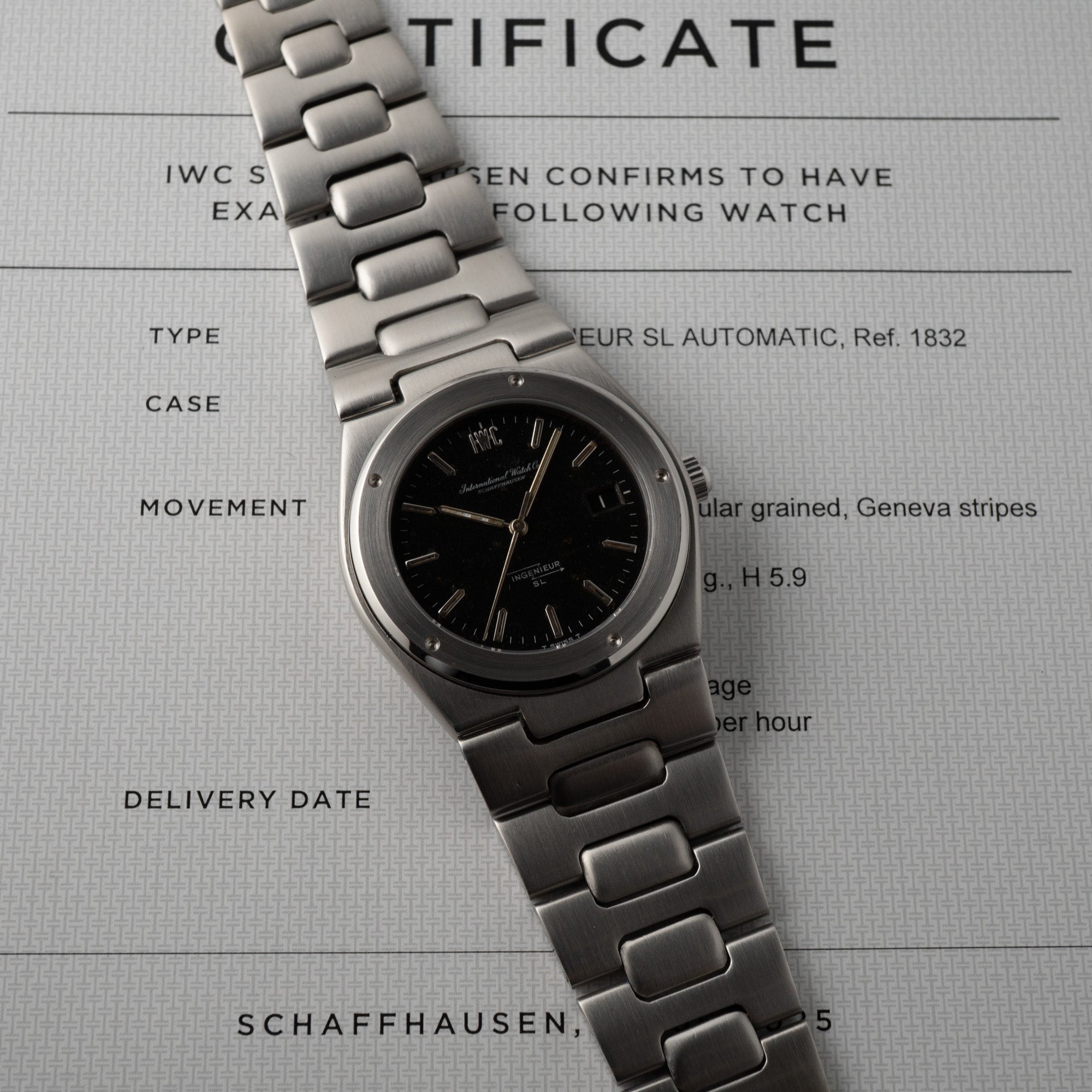 IWC Ingenieur SL Ref.1832 "jumbo" front