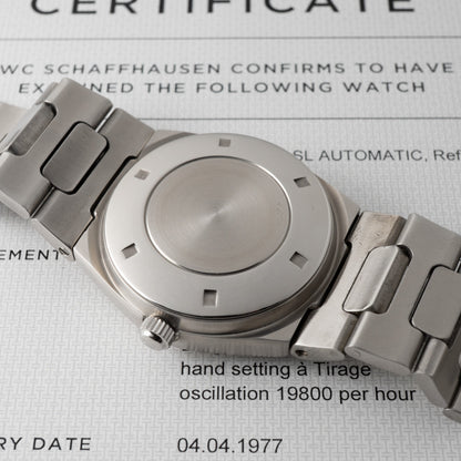 IWC Ingenieur SL Ref.1832 "jumbo" caseback