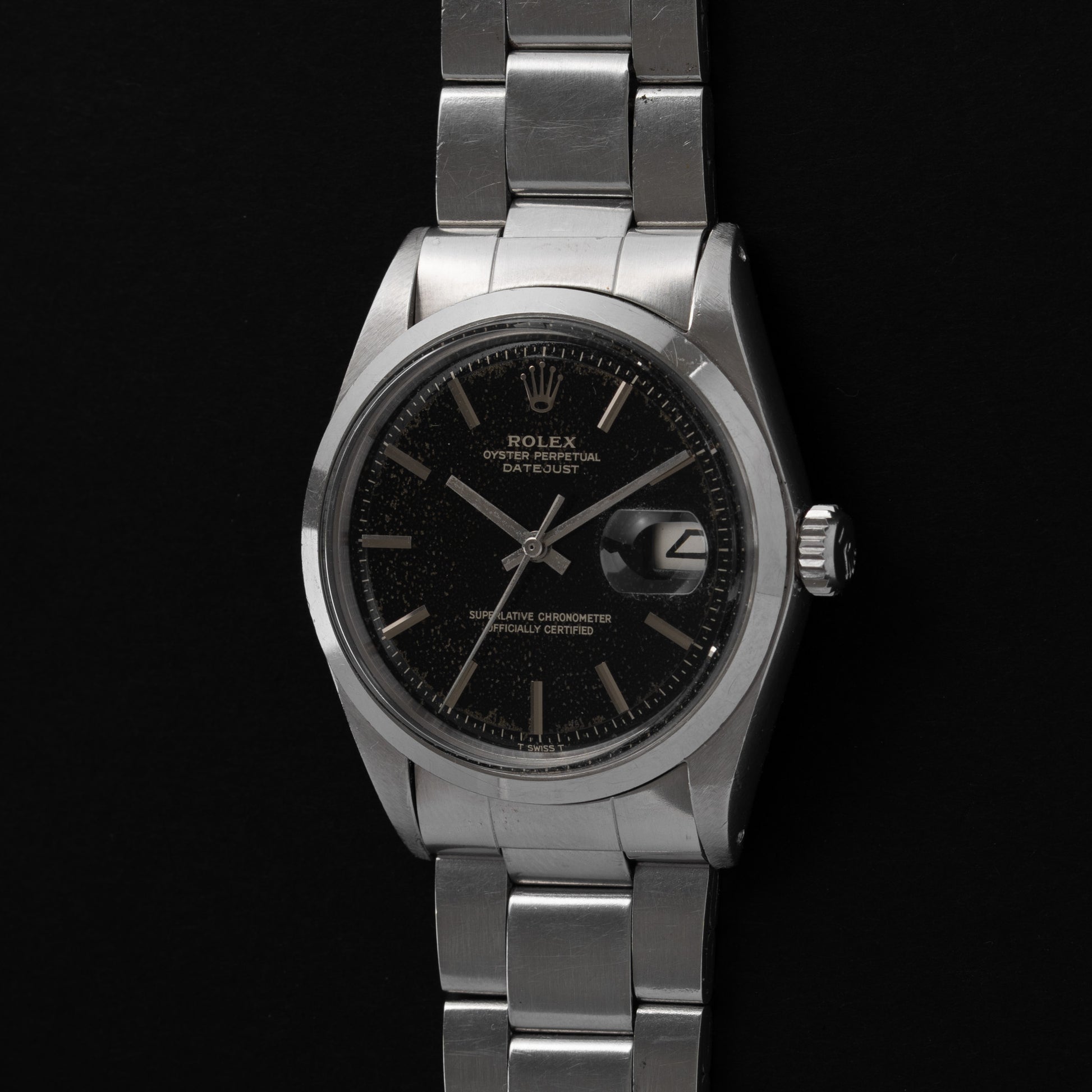 ROLEX DATEJUST 1600 GILT DIL top