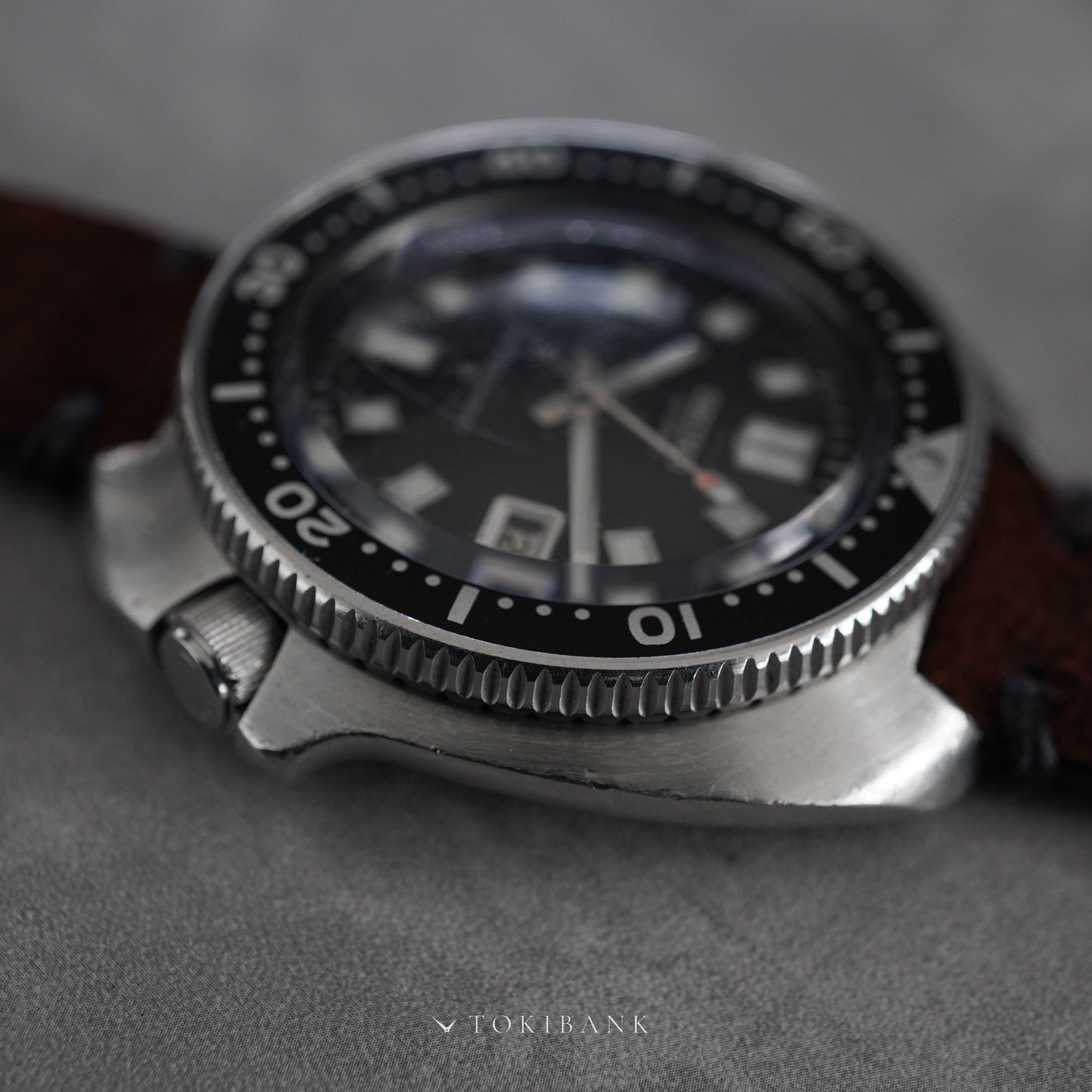 SEIKO 2nd DIVER REF. 6105-8110 Three Slot Crown 1974年製-7