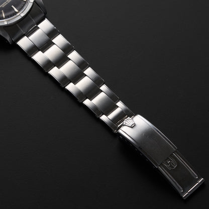 ROLEX OYSTER PERPETUAL 1007 BLACK GILT DIAL-9