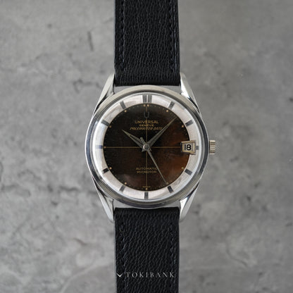 UNIVERSAL GENEVE POLEROUTER DATE REF. 204610-2 TROPICAL