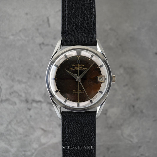 UNIVERSAL GENEVE POLEROUTER DATE REF. 204610-2 TROPICAL