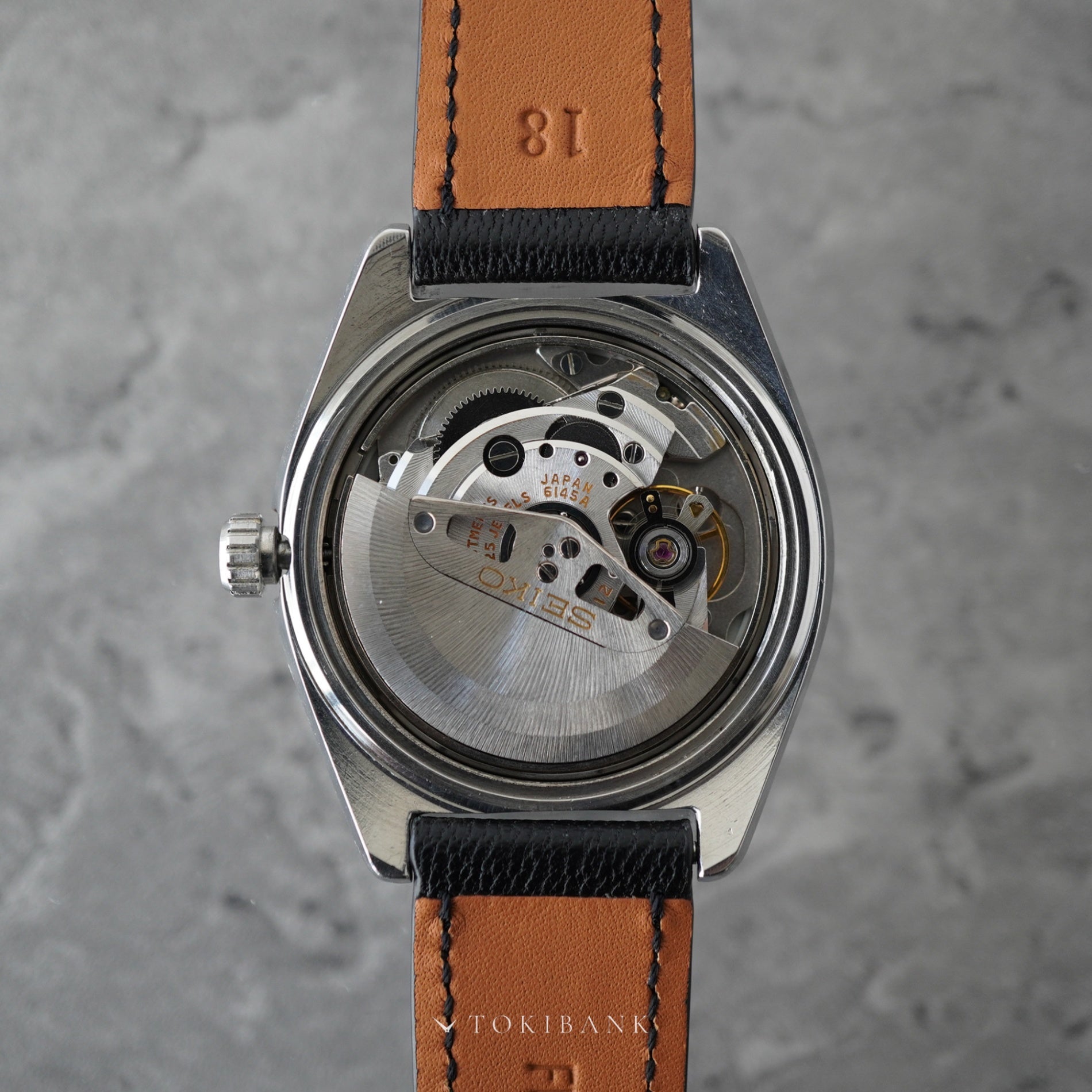 OH済み　SEIKO GS GrandSeiko AT 25石6145-8000 グランドセイコー 6145-8000 ハイビート クロスダイアル 36000振動