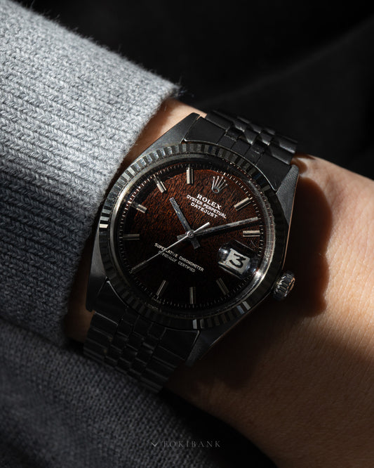 ROLEX DATEJUST REF 1601 Tropical Mirror 1970年製-2