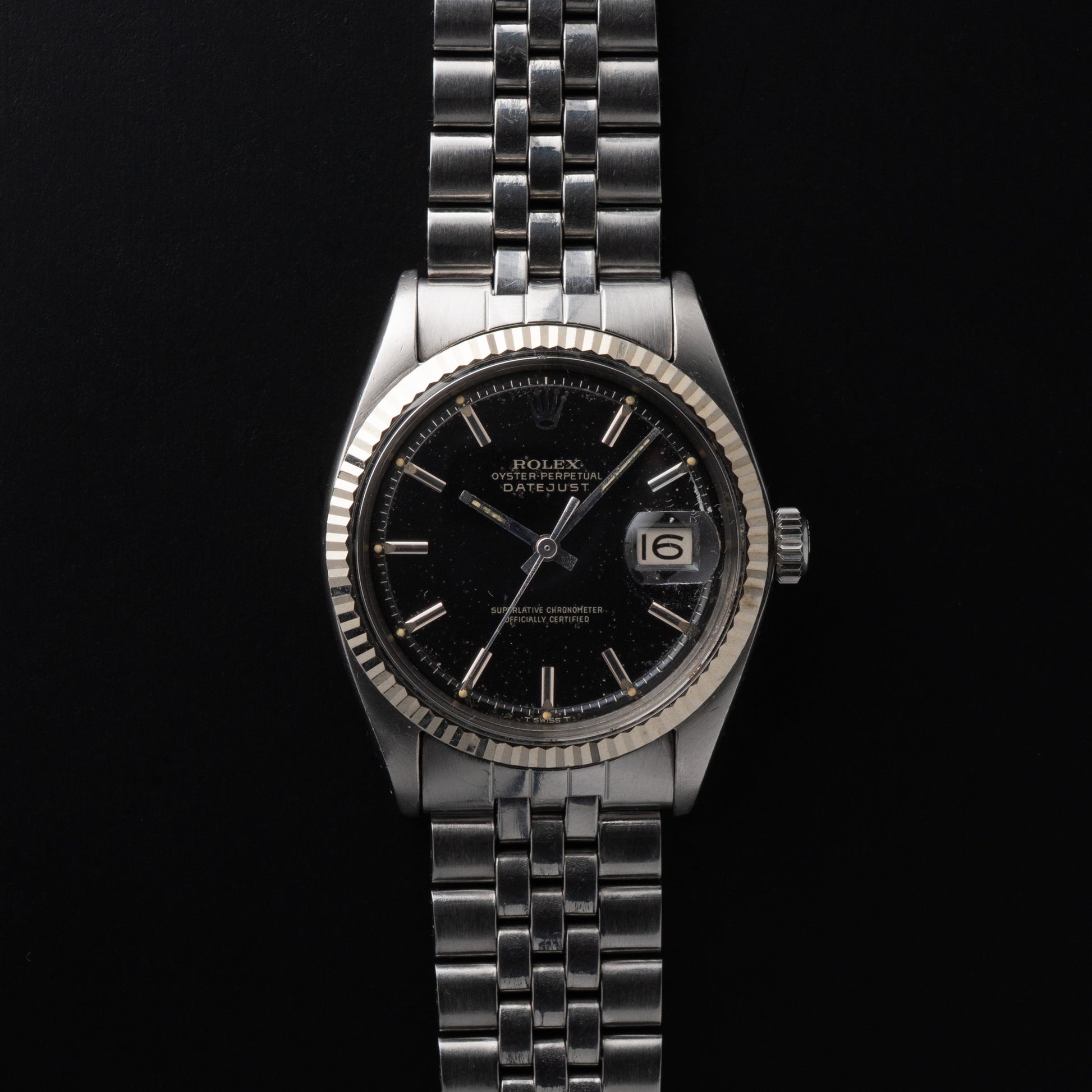 ROLEX DATEJUST REF 1601 GILT DIAL 1968-1