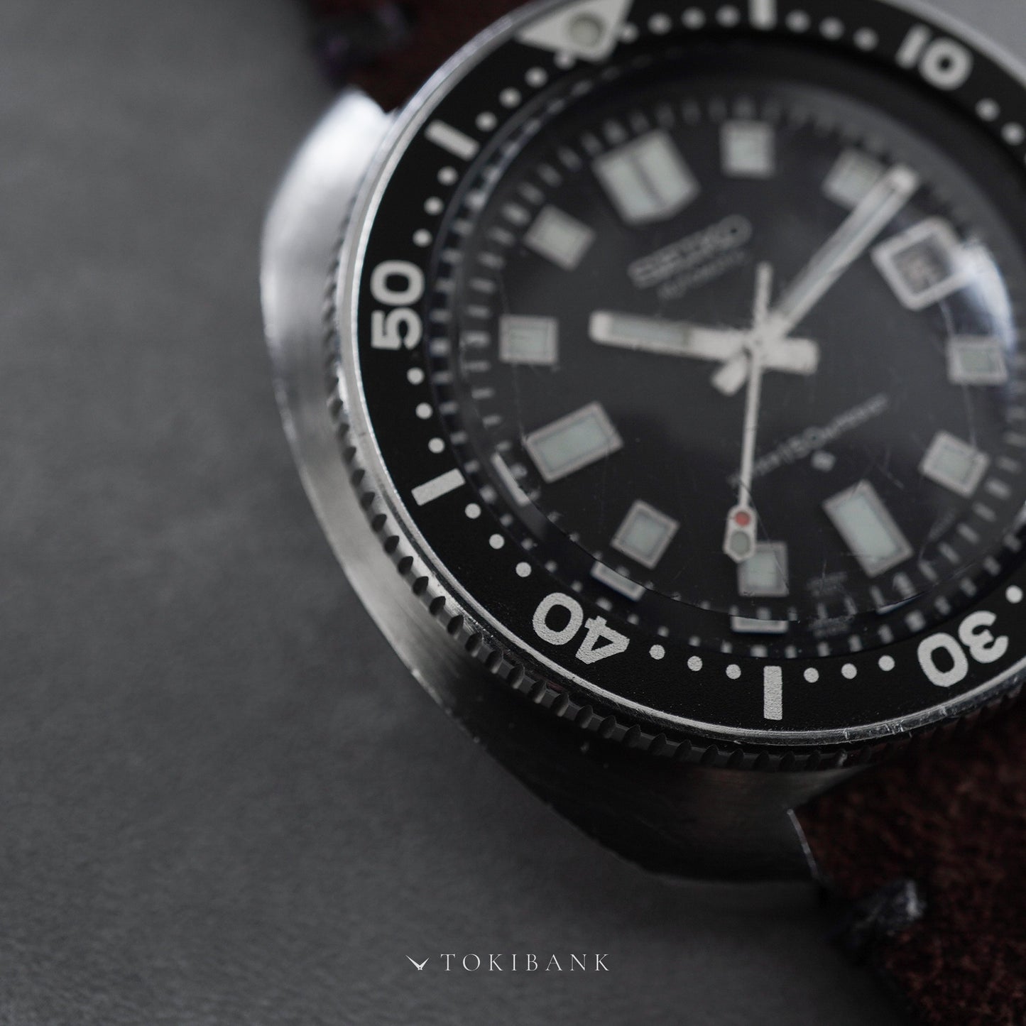 SEIKO 2nd DIVER REF. 6105-8110 Three Slot Crown 1974年製-6