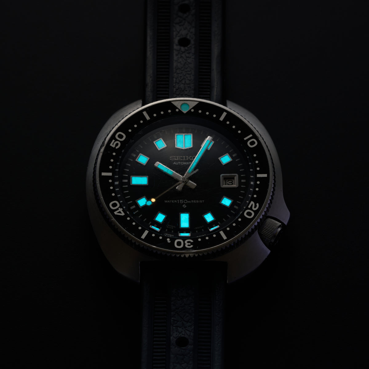 SEIKO DIVER  CAPTAIN WILLARD 6105-8110 THREE SLOT CROWN-2