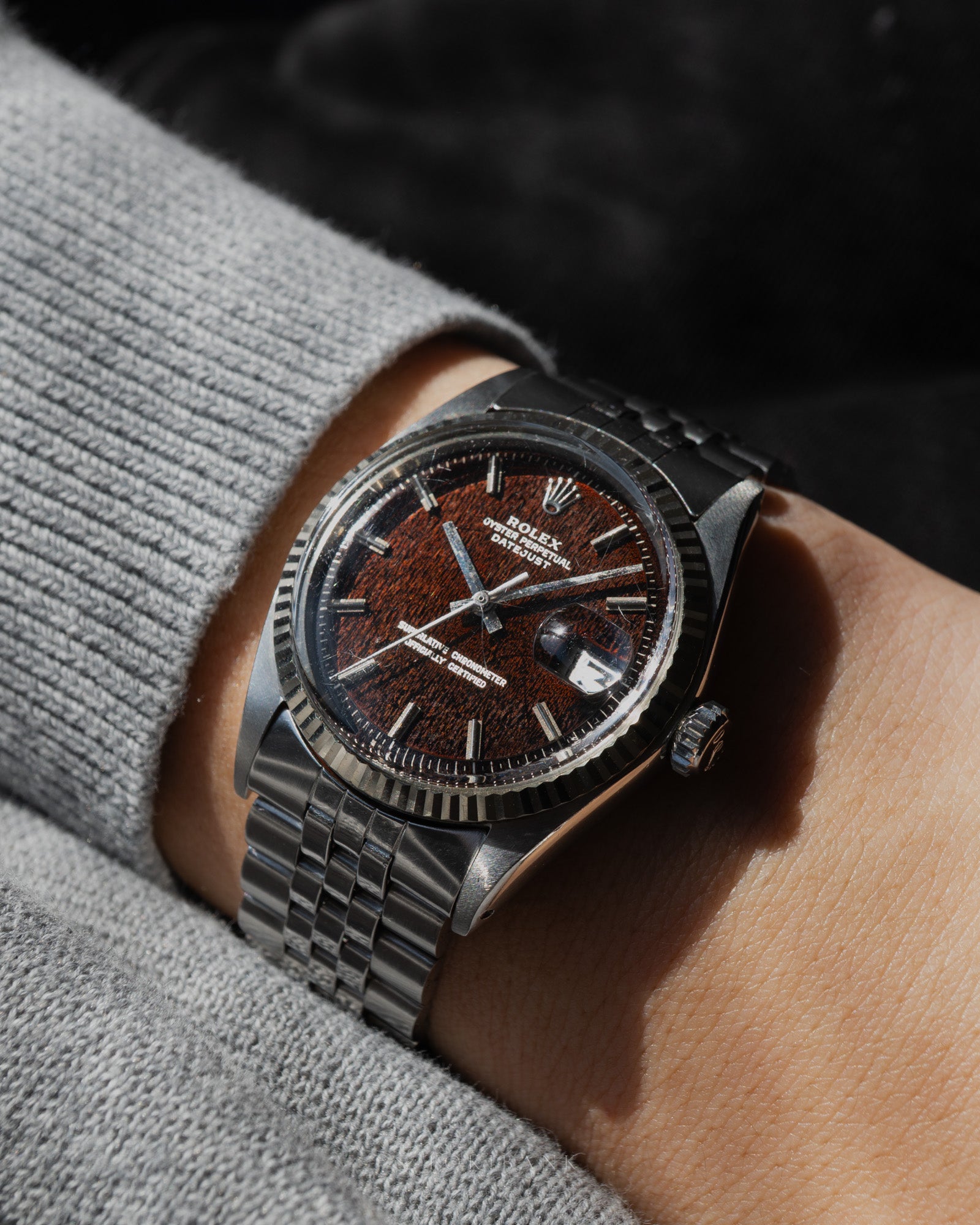 ROLEX DATEJUST REF 1601 Tropical Mirror 1970年製 – TOKIBANK