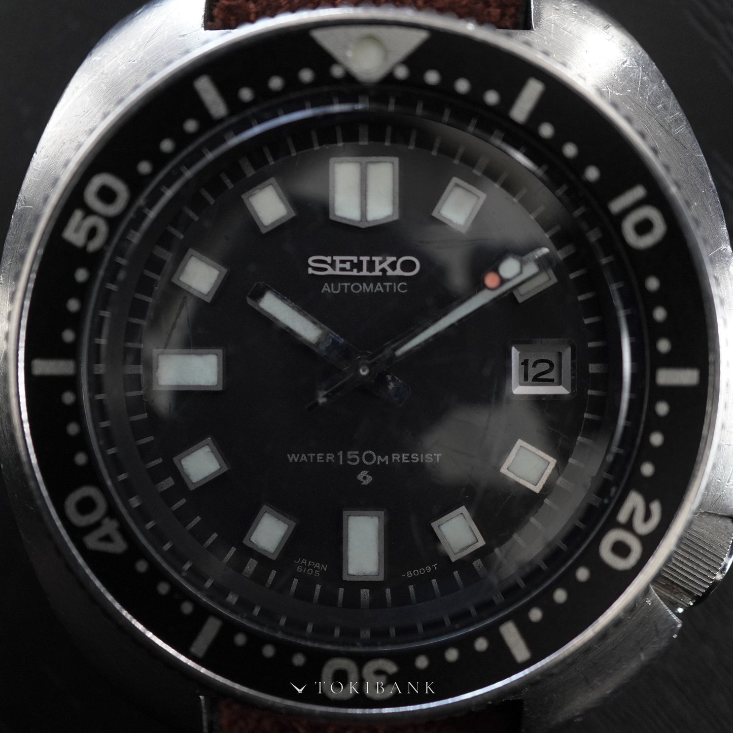 SEIKO 2nd DIVER REF. 6105-8110 Three Slot Crown 1974年製-4