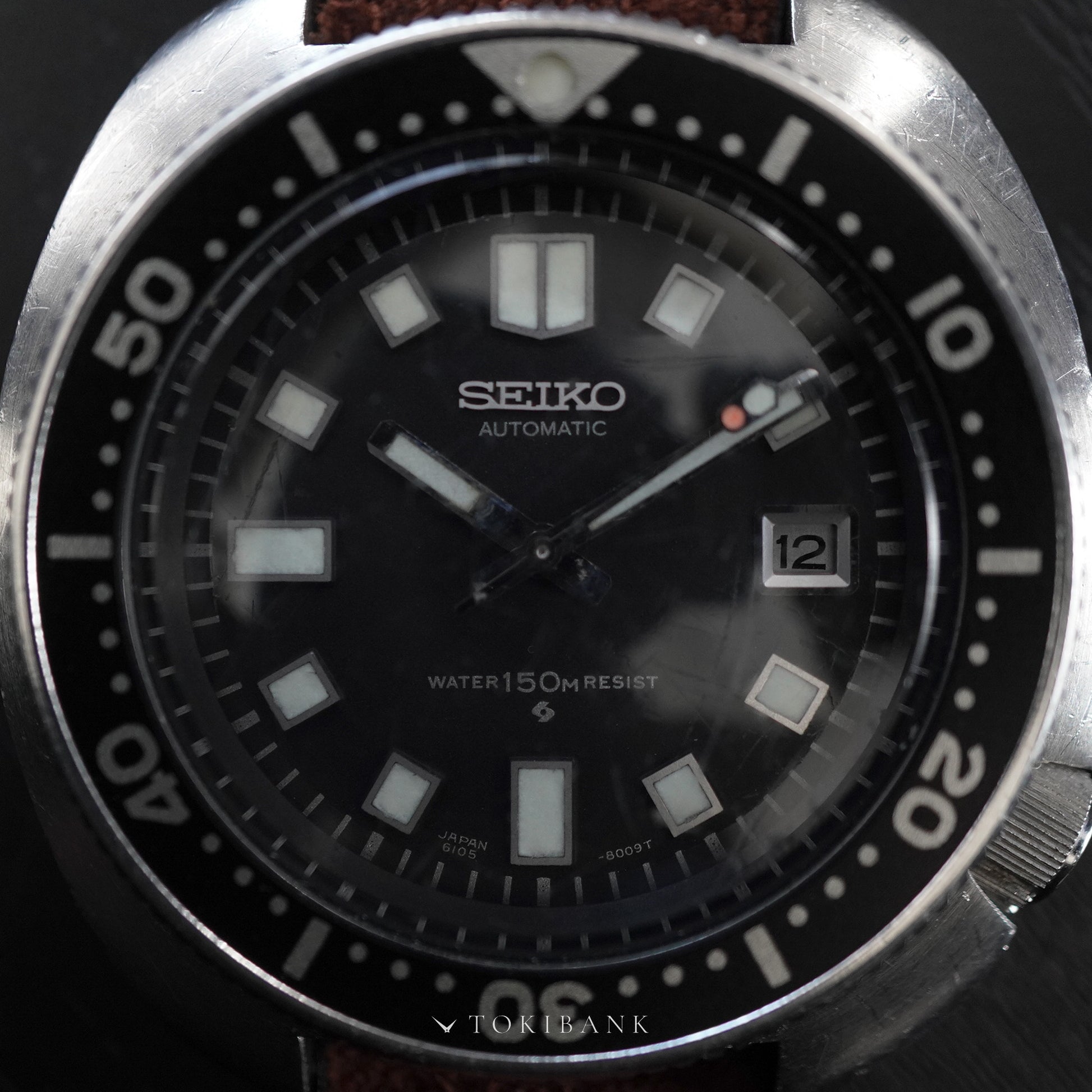 SEIKO 2nd DIVER REF. 6105-8110 Three Slot Crown 1974年製-4