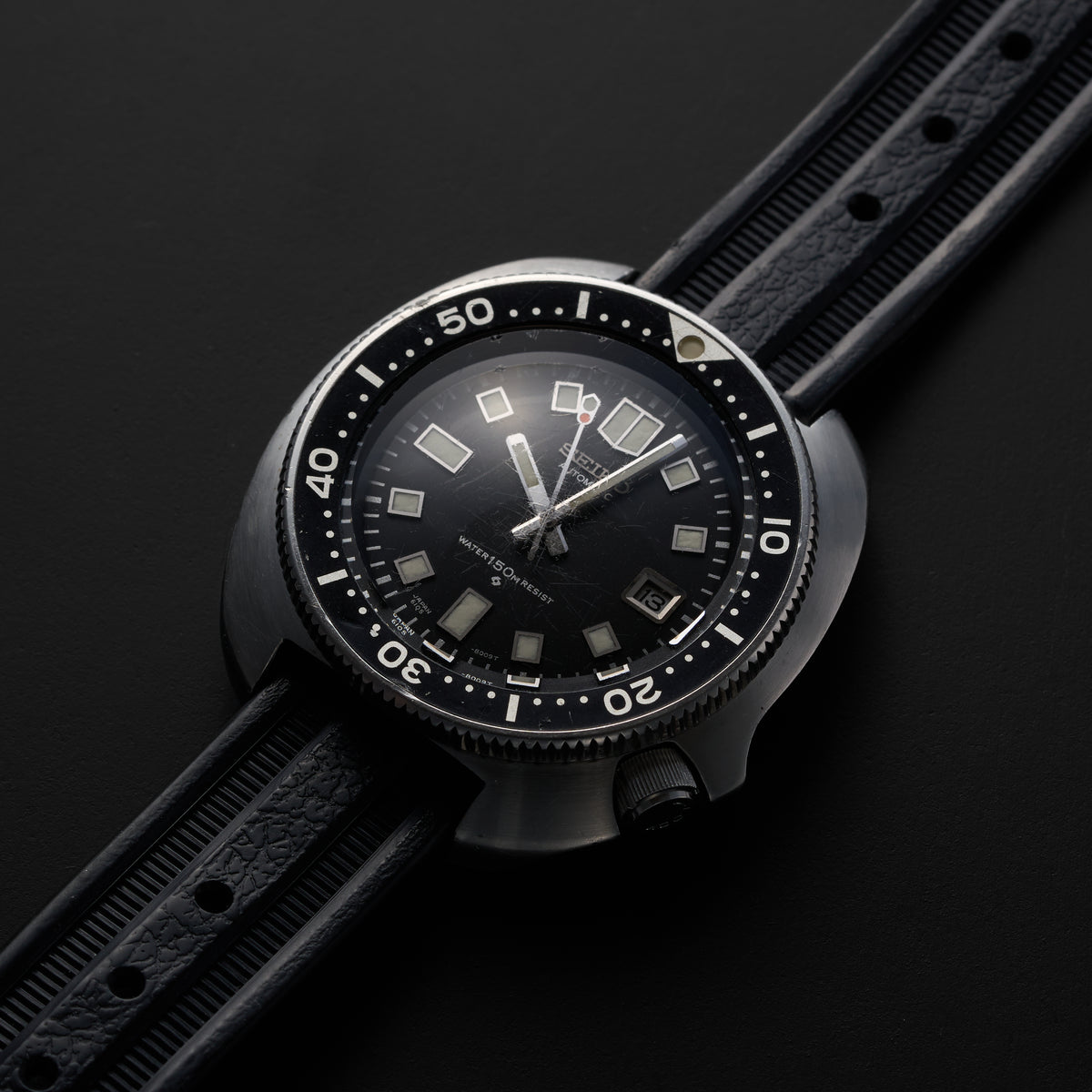 SEIKO DIVER  CAPTAIN WILLARD 6105-8110 THREE SLOT CROWN-3