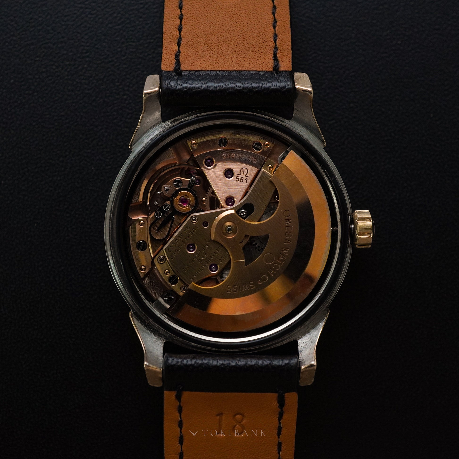 OMEGA CONSTELLATION 168.005 Rose gold top & Black mirror dial-9